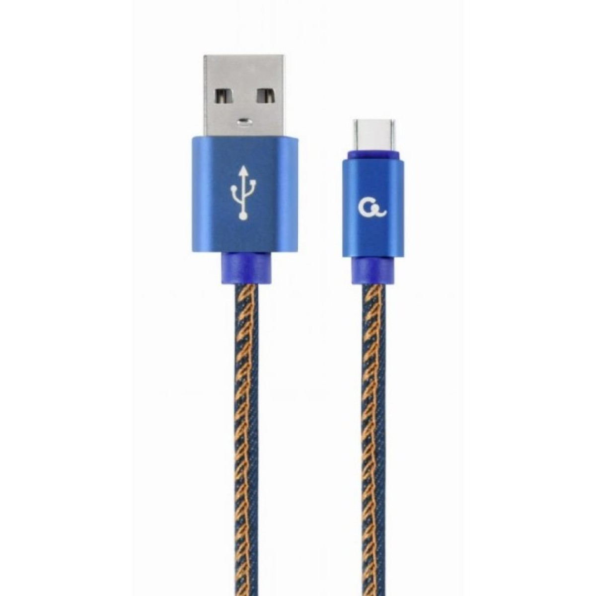 Дата кабель USB 2.0 AM to Type-C 1.0m corner Cablexpert (CC-USB2J-AMCML-1M-BL) 256_256.jpg