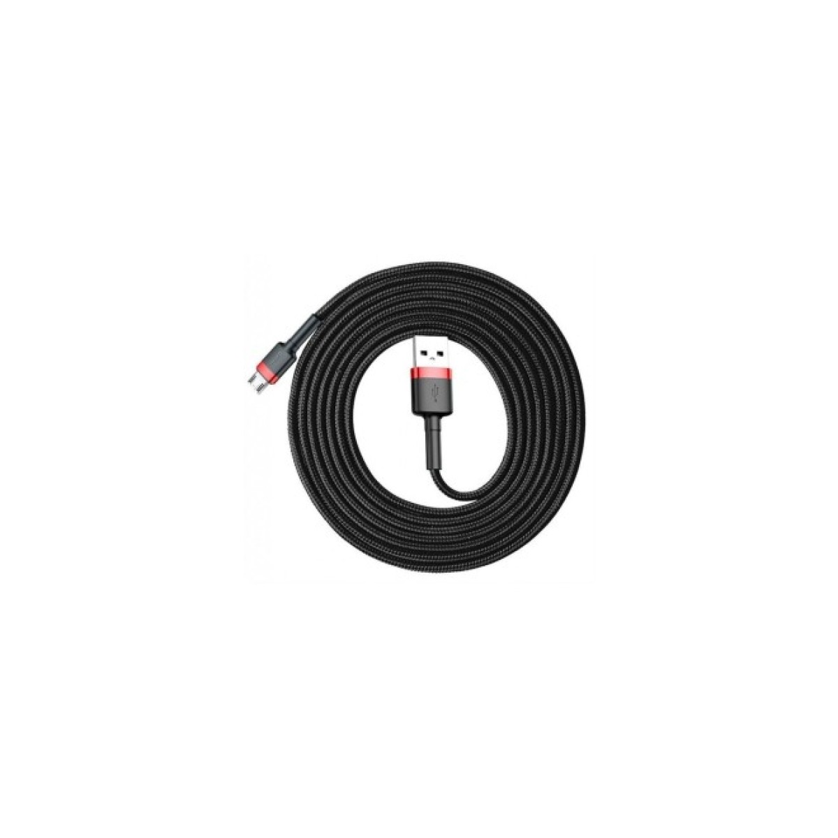 Дата кабель USB 2.0 AM to Micro 5P 1.0m Black-Red Baseus (514488) 98_98.jpg - фото 2