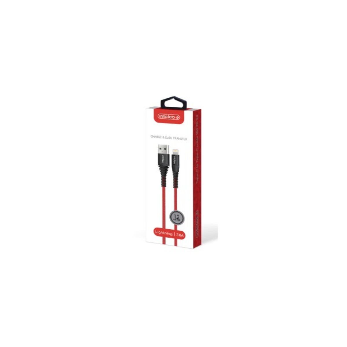 Дата кабель USB 2.0 AM to Lightning 1.2m CBRNYL1 Red Intaleo (1283126559471) 98_98.jpg - фото 4