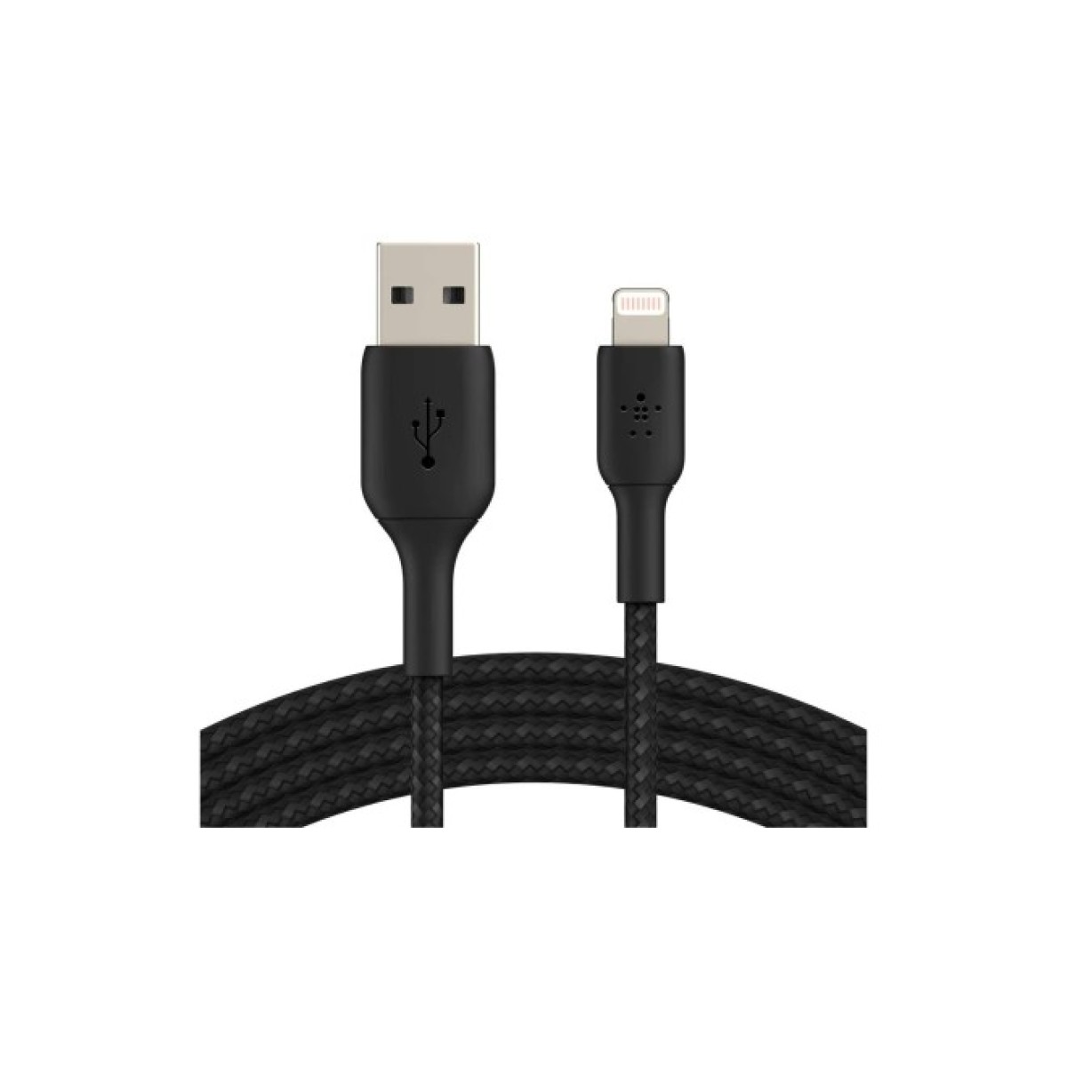 Дата кабель USB 2.0 AM to Lightning 1.0m black Belkin (CAA002BT1MBK) 98_98.jpg - фото 1
