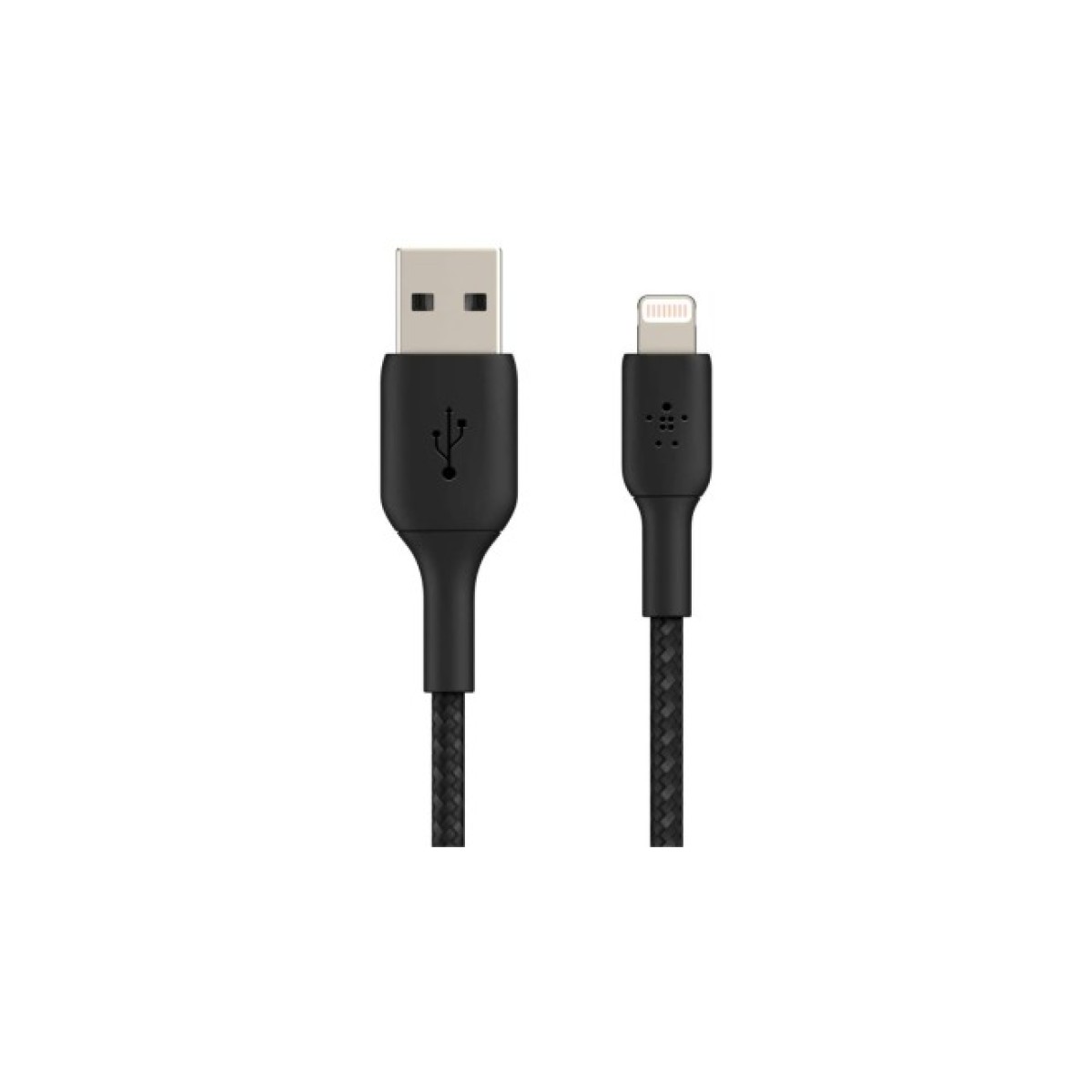 Дата кабель USB 2.0 AM to Lightning 1.0m black Belkin (CAA002BT1MBK) 98_98.jpg - фото 2