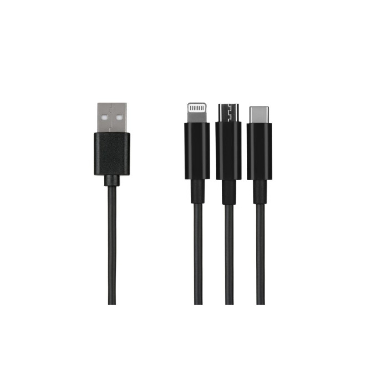 Дата кабель USB 2.0 AM to Lightning + Micro 5P + Type-C 1.2m black 2E (2E-CCMTLAB-BL) 256_256.jpg