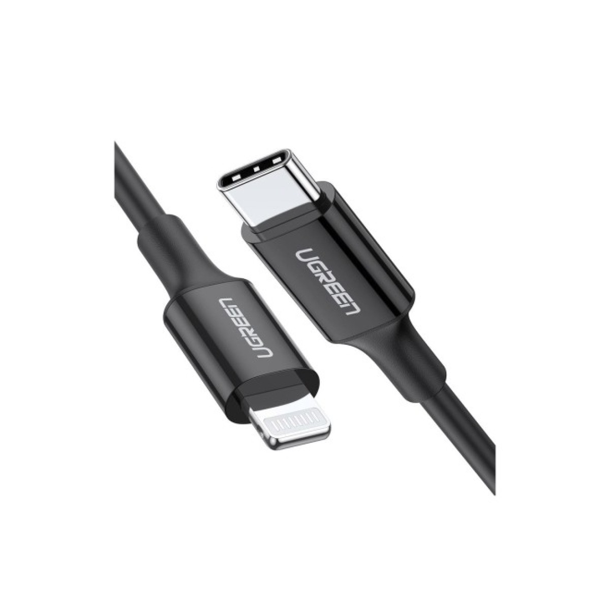 Дата кабель USB-C to Lightning 1.0m US1713A Nickel Plating ABS Shell Black Ugreen (60751) 98_98.jpg - фото 1