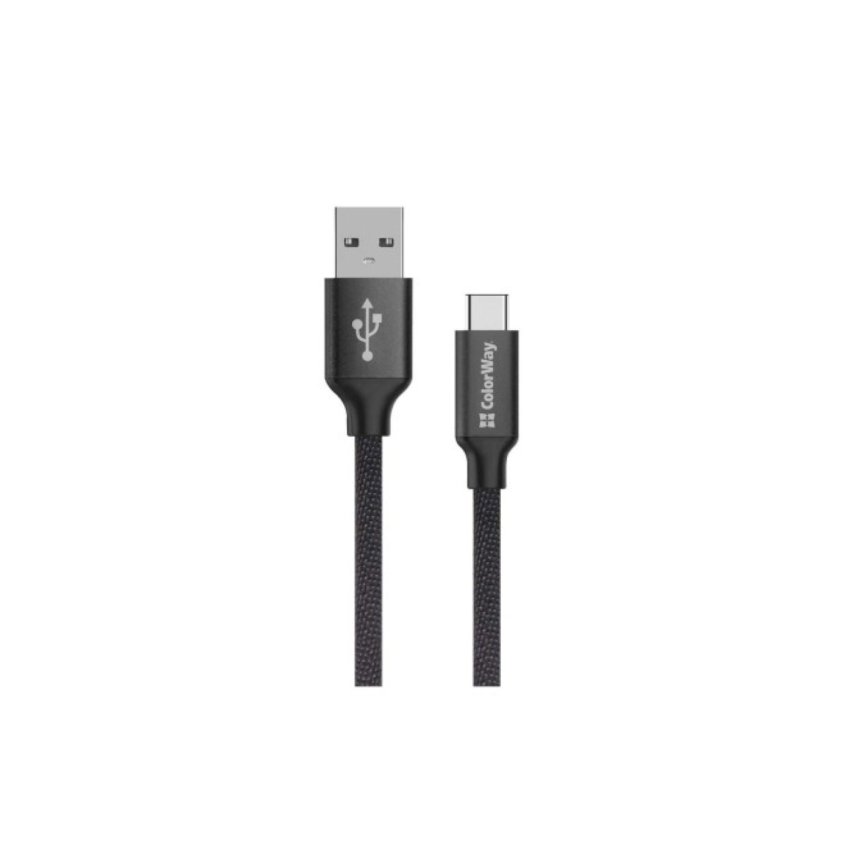 Дата кабель USB 2.0 AM to Type-C 2.0m black ColorWay (CW-CBUC008-BK) 256_256.jpg