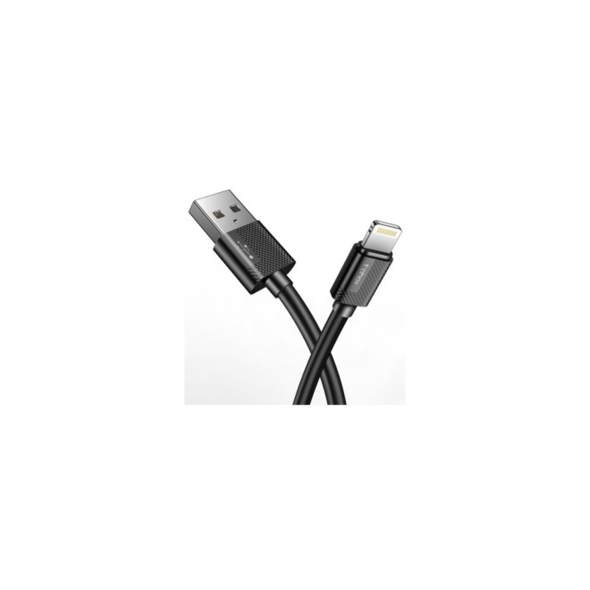 Дата кабель USB 2.0 AM to Lightning 1.2m Nets T-L801 Black T-Phox (T-L801 black) 98_98.jpg - фото 5