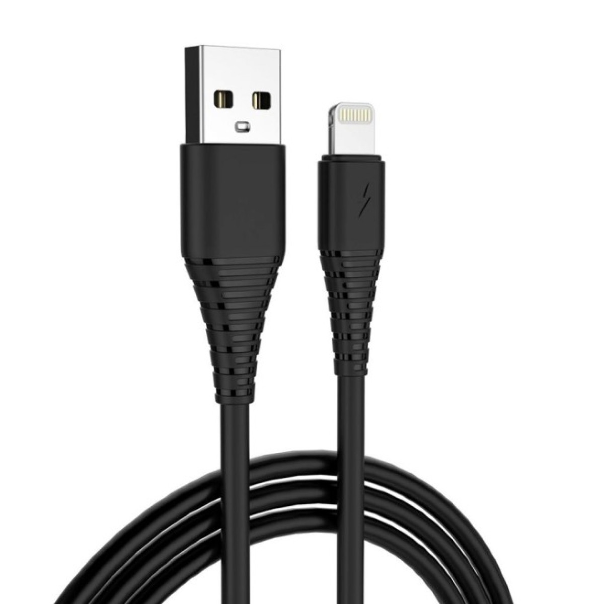 Дата кабель USB 2.0 AM to Lightning 1.0m black ColorWay (CW-CBUL024-BK) 98_98.jpg - фото 1