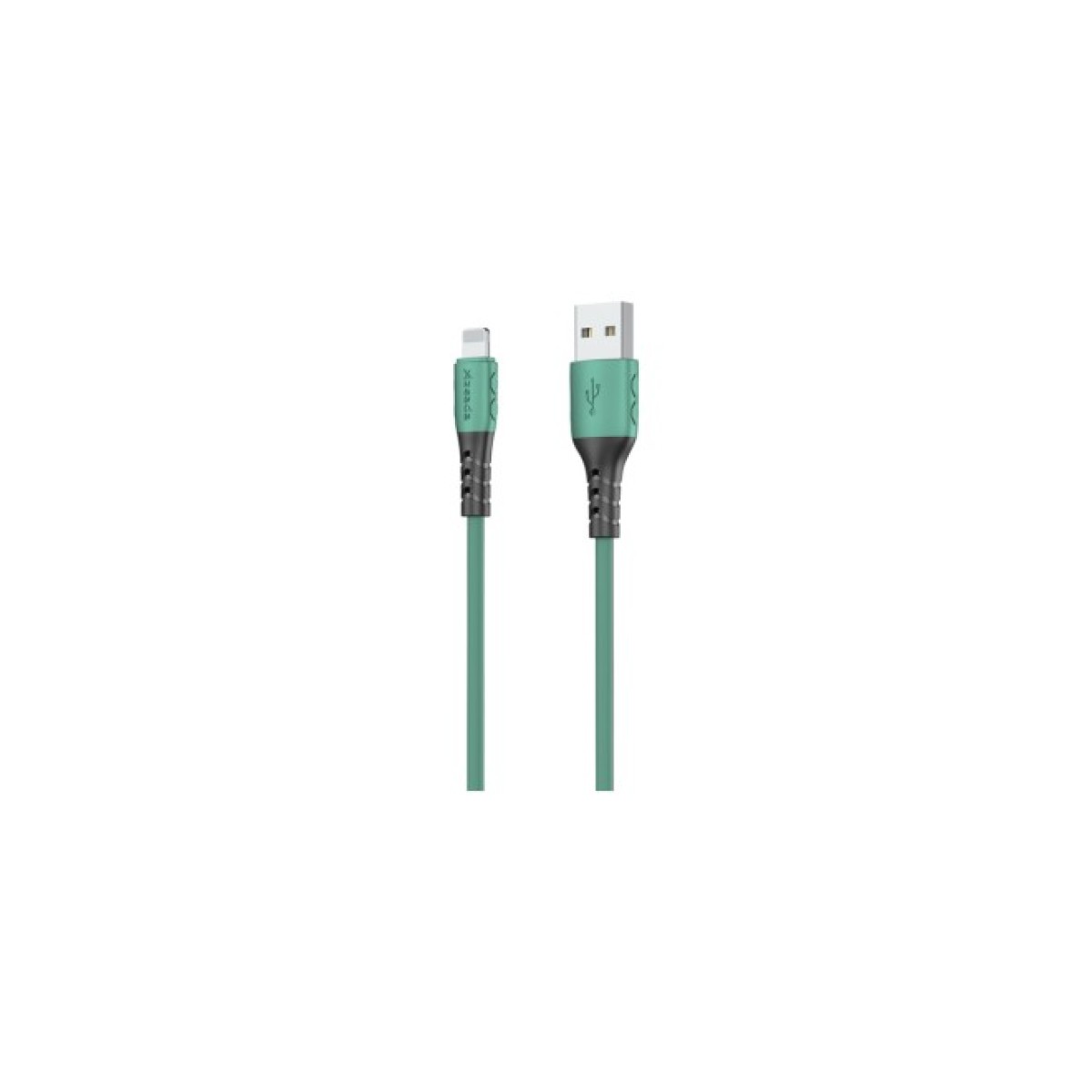 Дата кабель USB 2.0 AM to Lightning 1.0m PD-B51i Green Proda (PD-B51i-GR) 98_98.jpg - фото 2