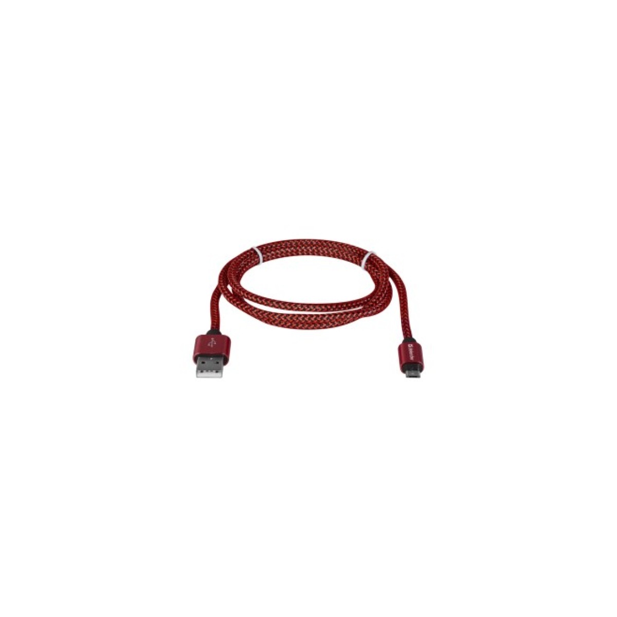 Дата кабель USB 2.0 AM to Micro 5P 1.0m USB08-03T red Defender (87801) 98_98.jpg - фото 2