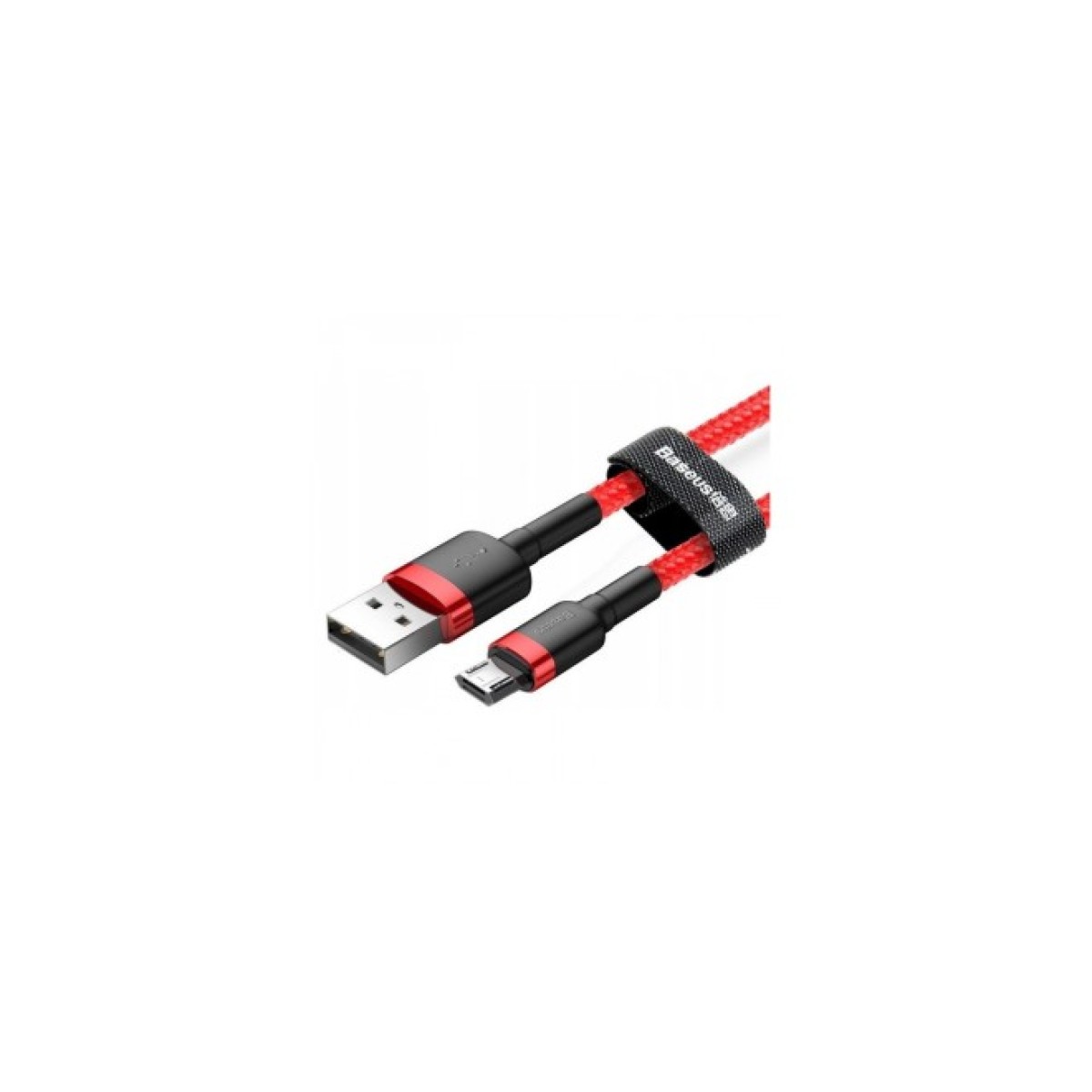 Дата кабель USB 2.0 AM to Micro 5P 1.0m Cafule 2.4A red+red Baseus (CAMKLF-B09) 98_98.jpg - фото 1