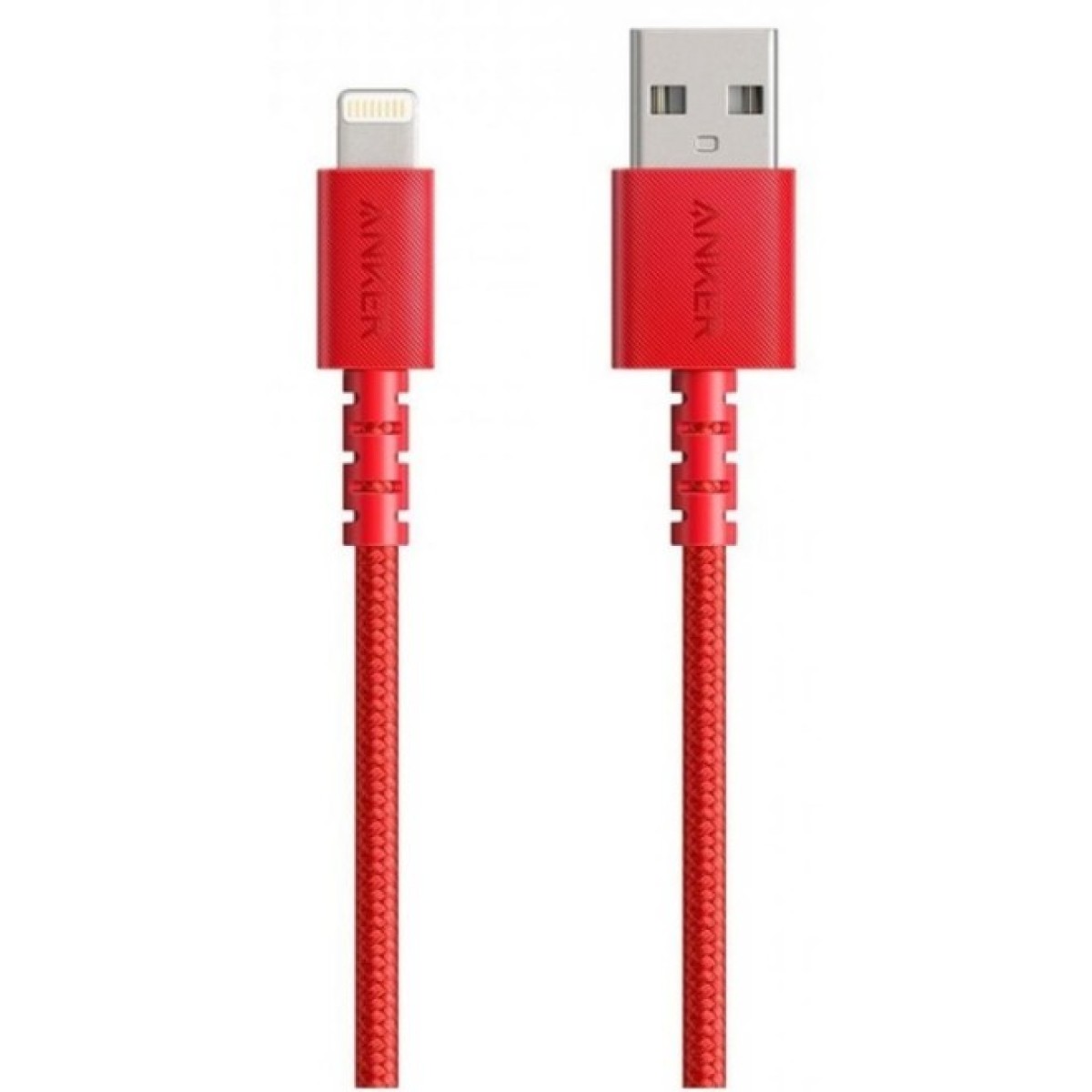 Дата кабель USB 2.0 AM to Lightning 0.9m Select+ Red Anker (A8012H91) 256_256.jpg