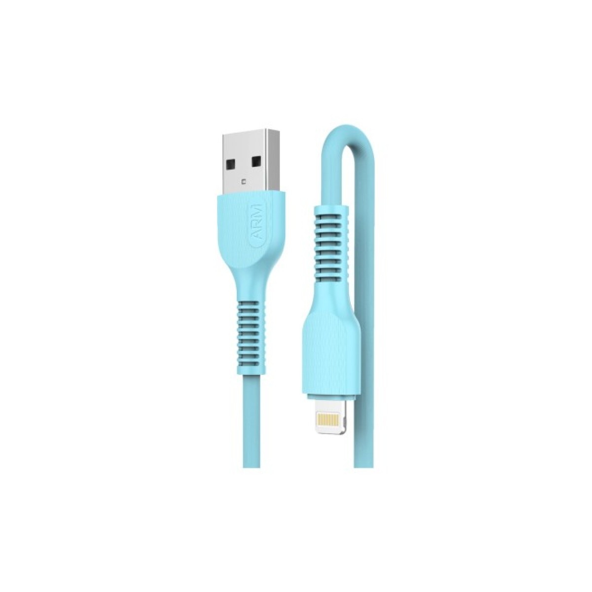 Дата кабель USB 2.0 AM to Lightning 1.0m AR88 2.4A blue Armorstandart (ARM60011) 256_256.jpg