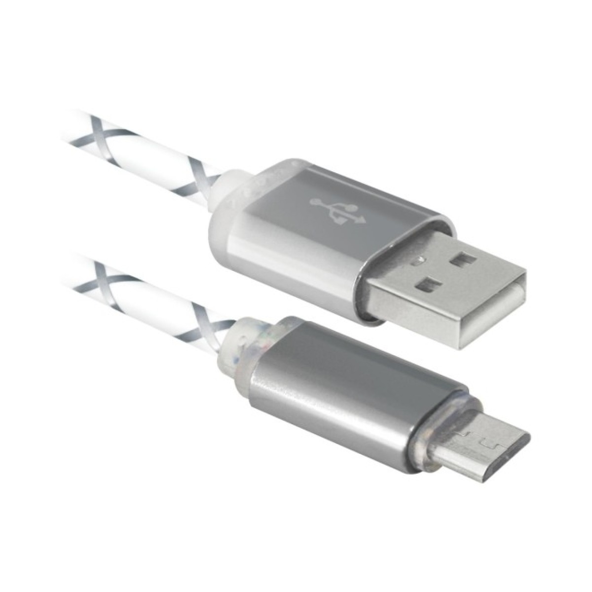 Дата кабель USB08-03LT USB - Micro USB, GrayLED backlight, 1m Defender (87554) 256_256.jpg