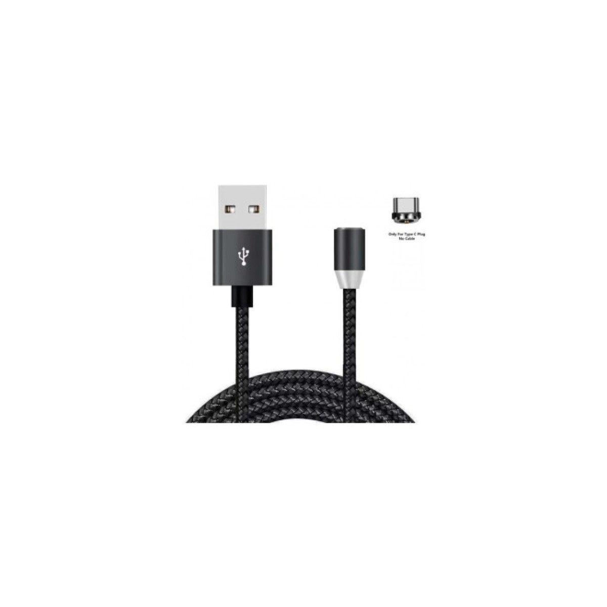 Дата кабель USB 2.0 AM to Type-C 1.2m Magneto black XoKo (SC-355a MGNT-BK) 256_256.jpg