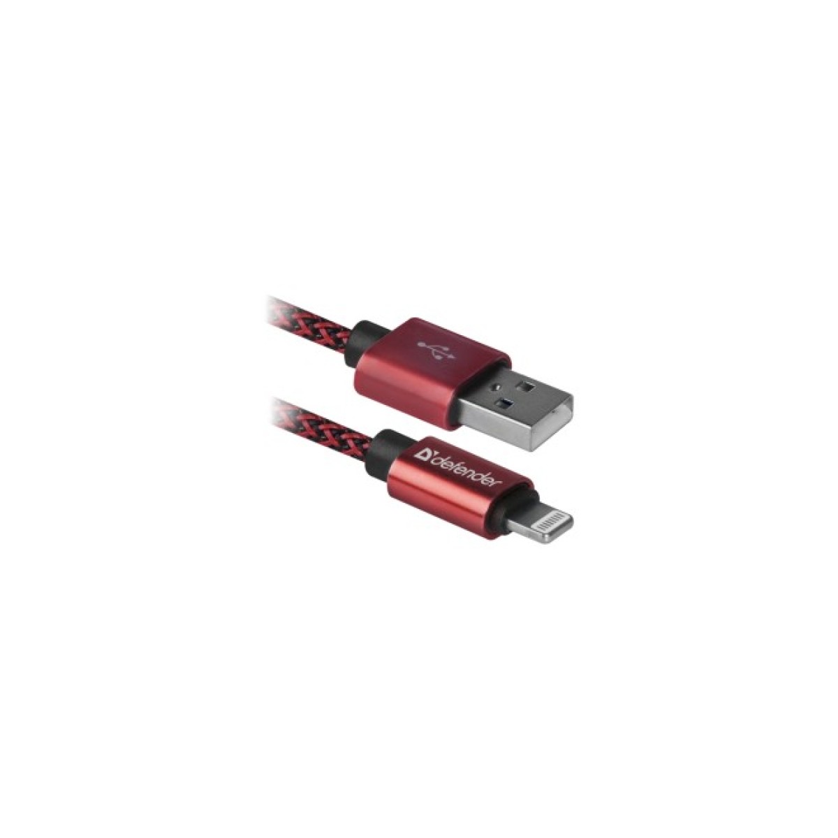 Дата кабель USB 2.0 AM to Lightning 1.0m ACH01-03T PRO Red Defender (87807) 256_256.jpg
