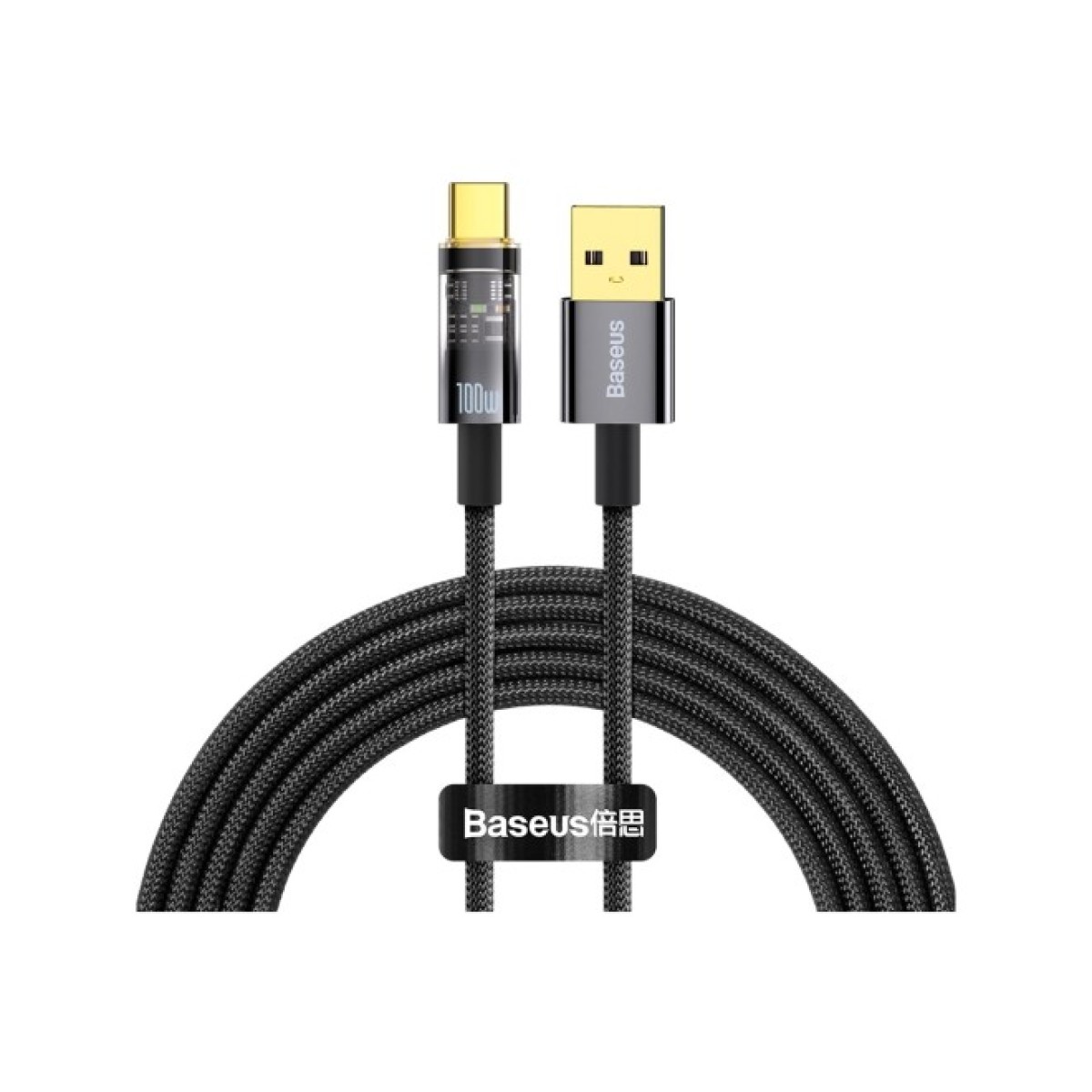 Дата кабель USB 2.0 AM to Type-C 2.0m 5A Black Baseus (CATS000301) 256_256.jpg