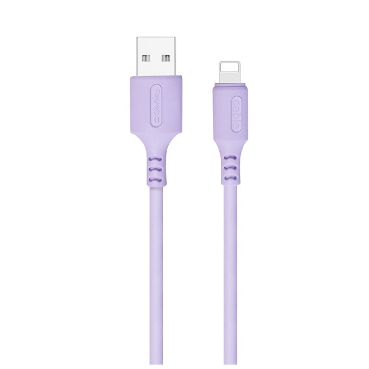 Дата кабель USB 2.0 AM to Lightning 1.0m soft silicone violet ColorWay (CW-CBUL044-PU) 98_98.jpg - фото 1