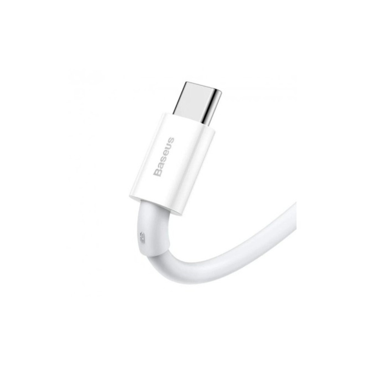 Дата кабель USB 2.0 AM to Type-C 2.0m 3A White Baseus (CATYS-A02) 98_98.jpg - фото 6