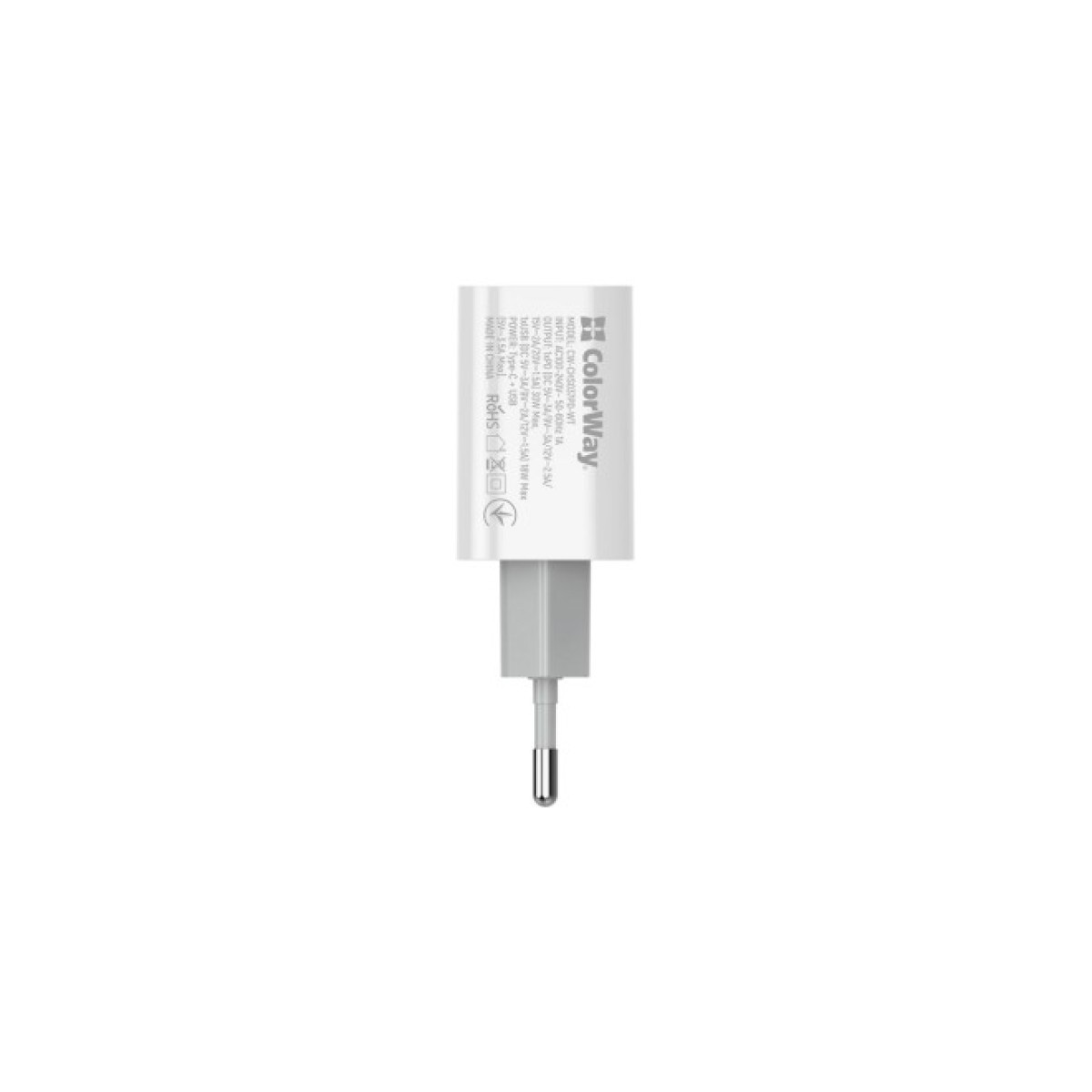 Зарядний пристрій ColorWay PD Port PPS USB (Type-C PD + USB QC3.0) (30W) (CW-CHS037PD-WT) 98_98.jpg - фото 6