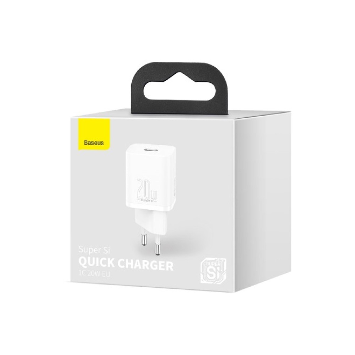 Зарядний пристрій Baseus Super Si Quick Charger 1C 20W EU White (CCSUP-B02) 98_98.jpg - фото 2