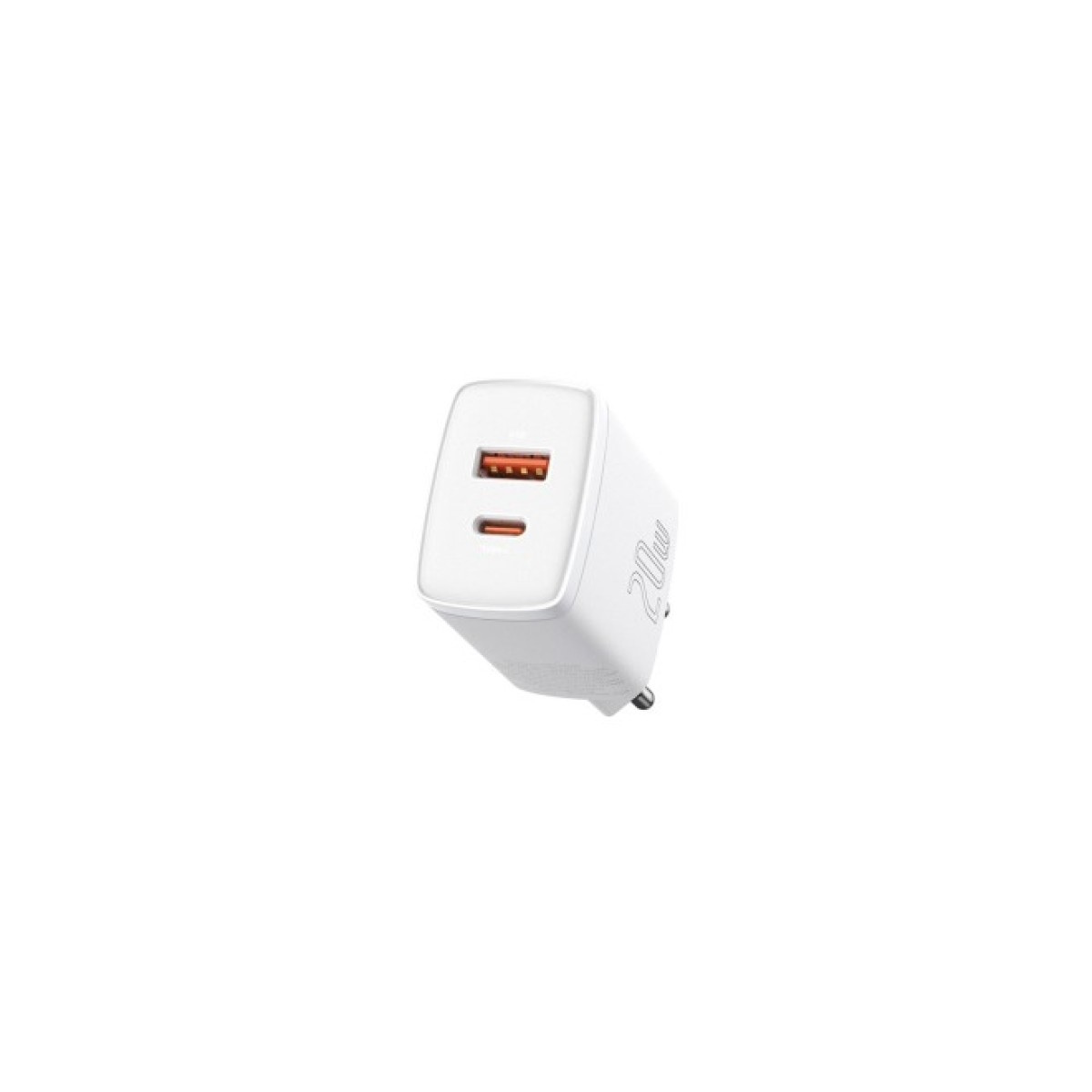 Зарядний пристрій Baseus Compact Quick Charger U+C 20W EU White (CCXJ-B02) 256_256.jpg