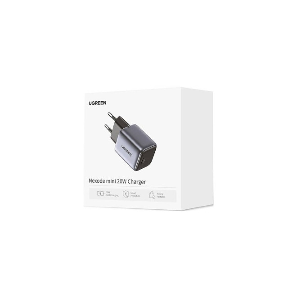 Зарядное устройство Ugreen 20W USB C PD Nexode mini Charger CD318 (90664) 98_98.jpg - фото 2