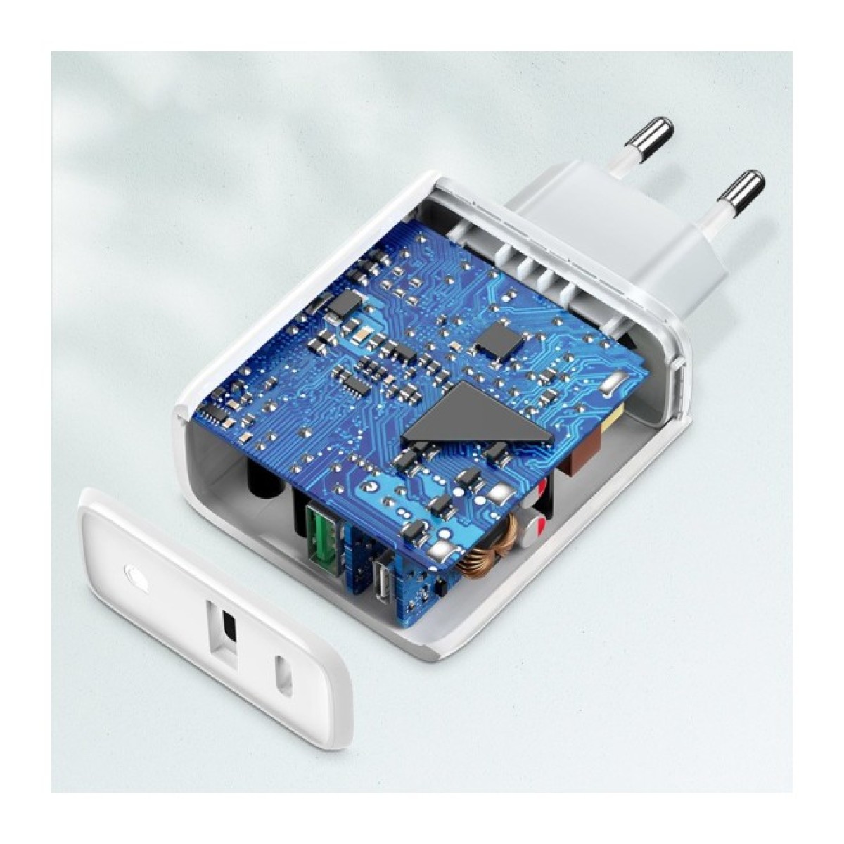 Зарядное устройство Ugreen CD170 36W USB + Type-C Charger (White) (60468) 98_98.jpg - фото 3