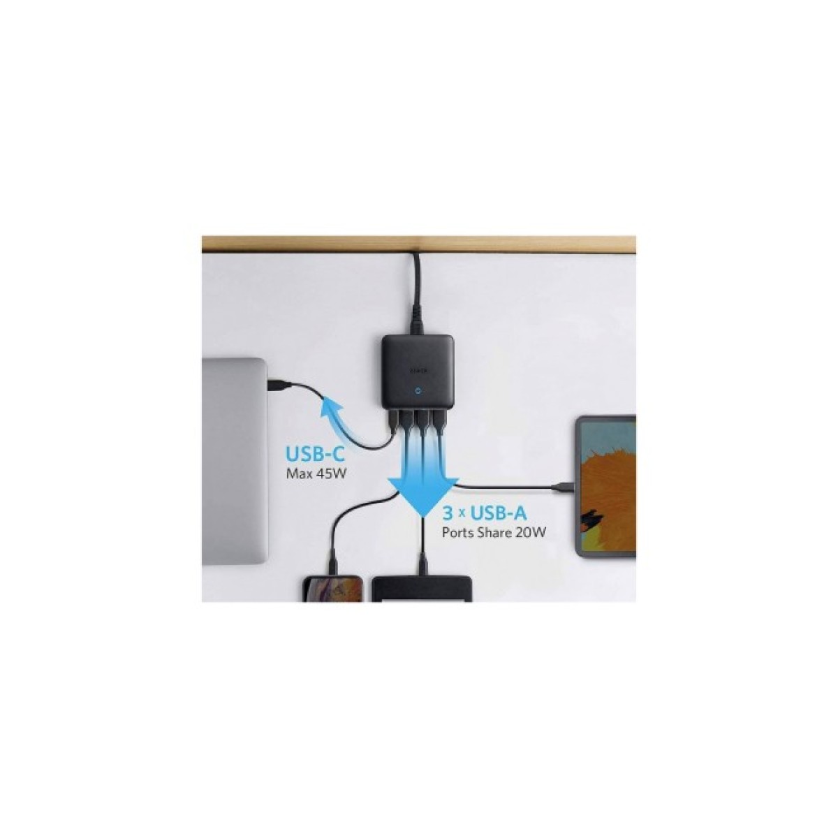 Зарядний пристрій Anker PowerPort Atom III Slim 4 - 65W 3&1xUSB-C PIQ3.0 (A2045G11) 98_98.jpg - фото 4