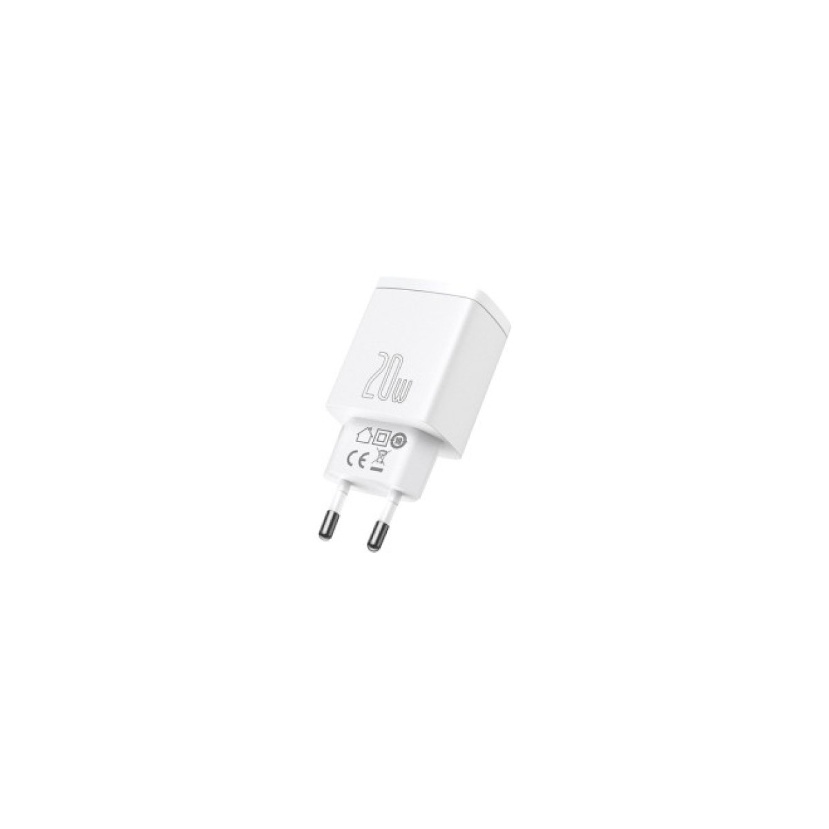 Зарядний пристрій Baseus Compact Quick Charger U+C 20W EU White (CCXJ-B02) 98_98.jpg - фото 3