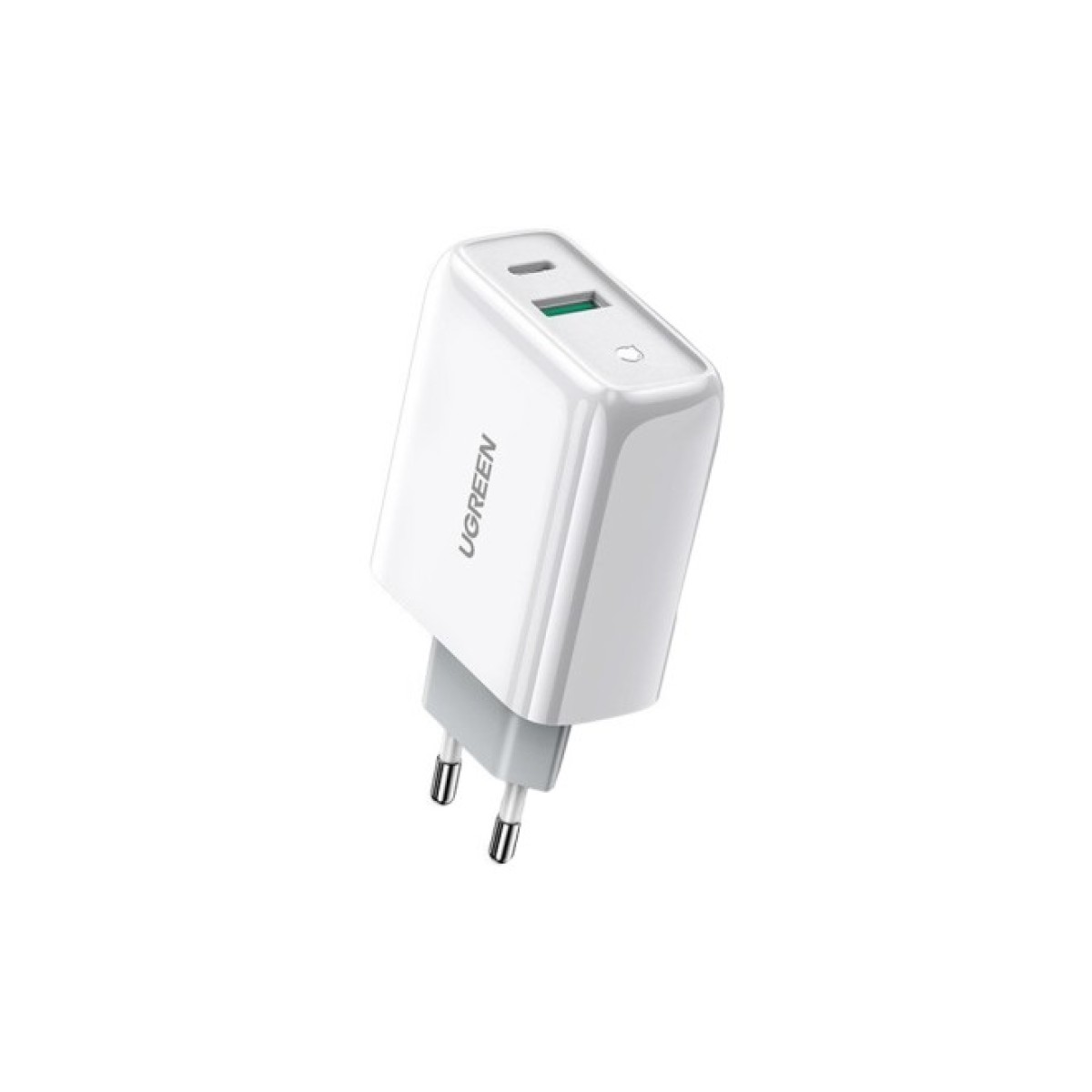 Зарядний пристрій Ugreen CD170 36W USB + Type-C Charger (White) (60468) 256_256.jpg