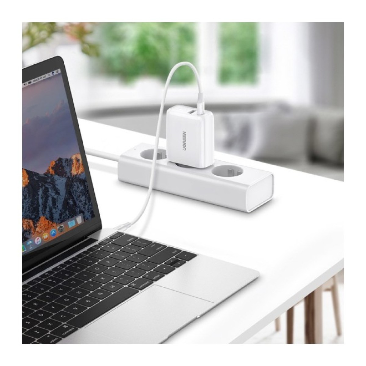 Зарядное устройство Ugreen CD170 36W USB + Type-C Charger (White) (60468) 98_98.jpg - фото 7