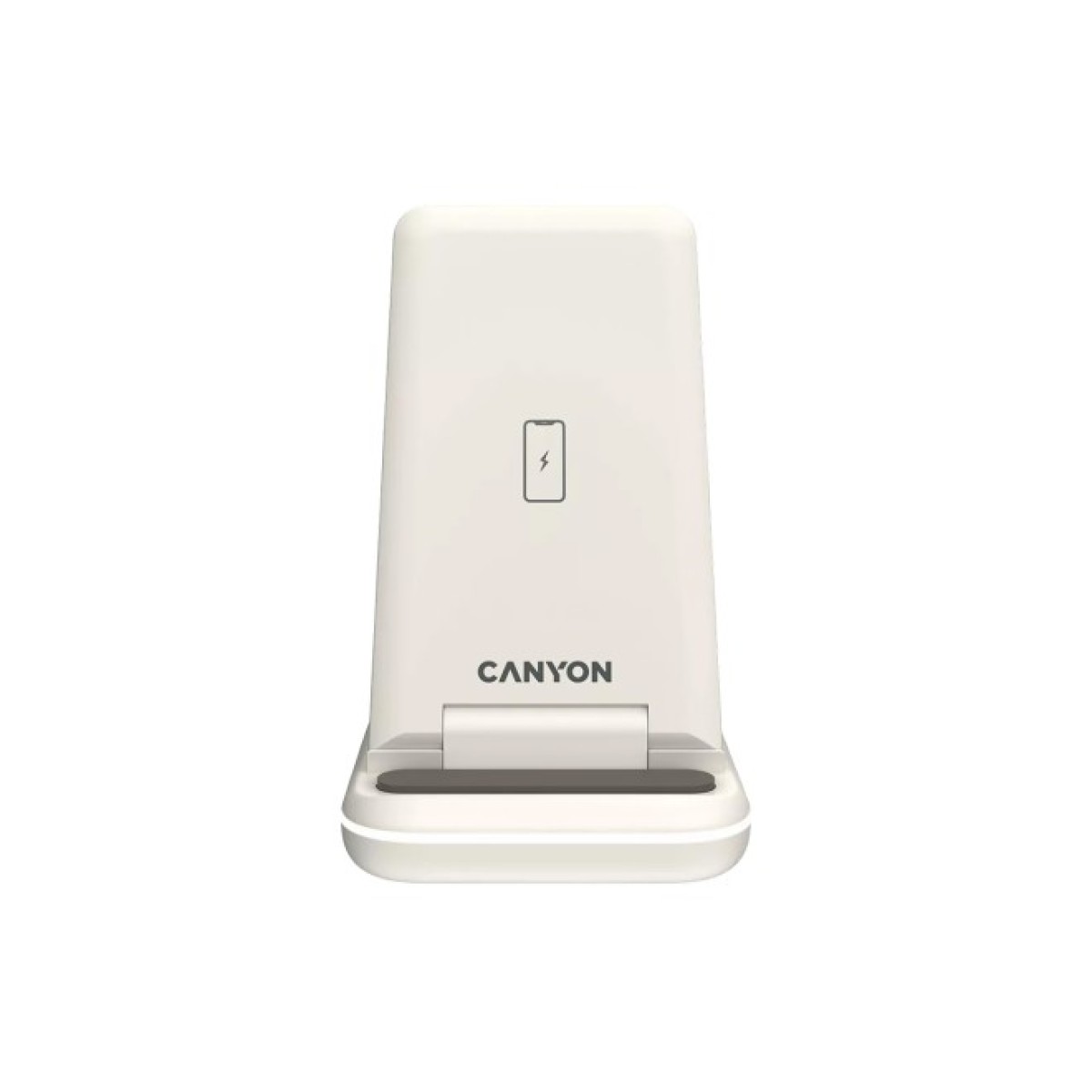 Зарядний пристрій Canyon WS-304 Foldable 3in1 Wireless charger Cosmic Latte (CNS-WCS304CL) 98_98.jpg - фото 7