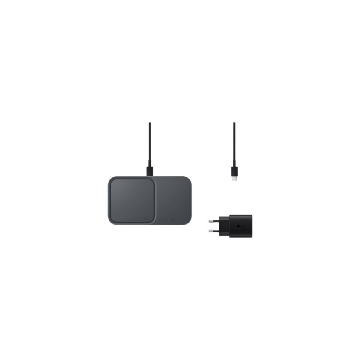 Зарядний пристрій Samsung 15W Wireless Charger Duo (with TA) Black (EP-P5400TBRGRU) 98_98.jpg - фото 3