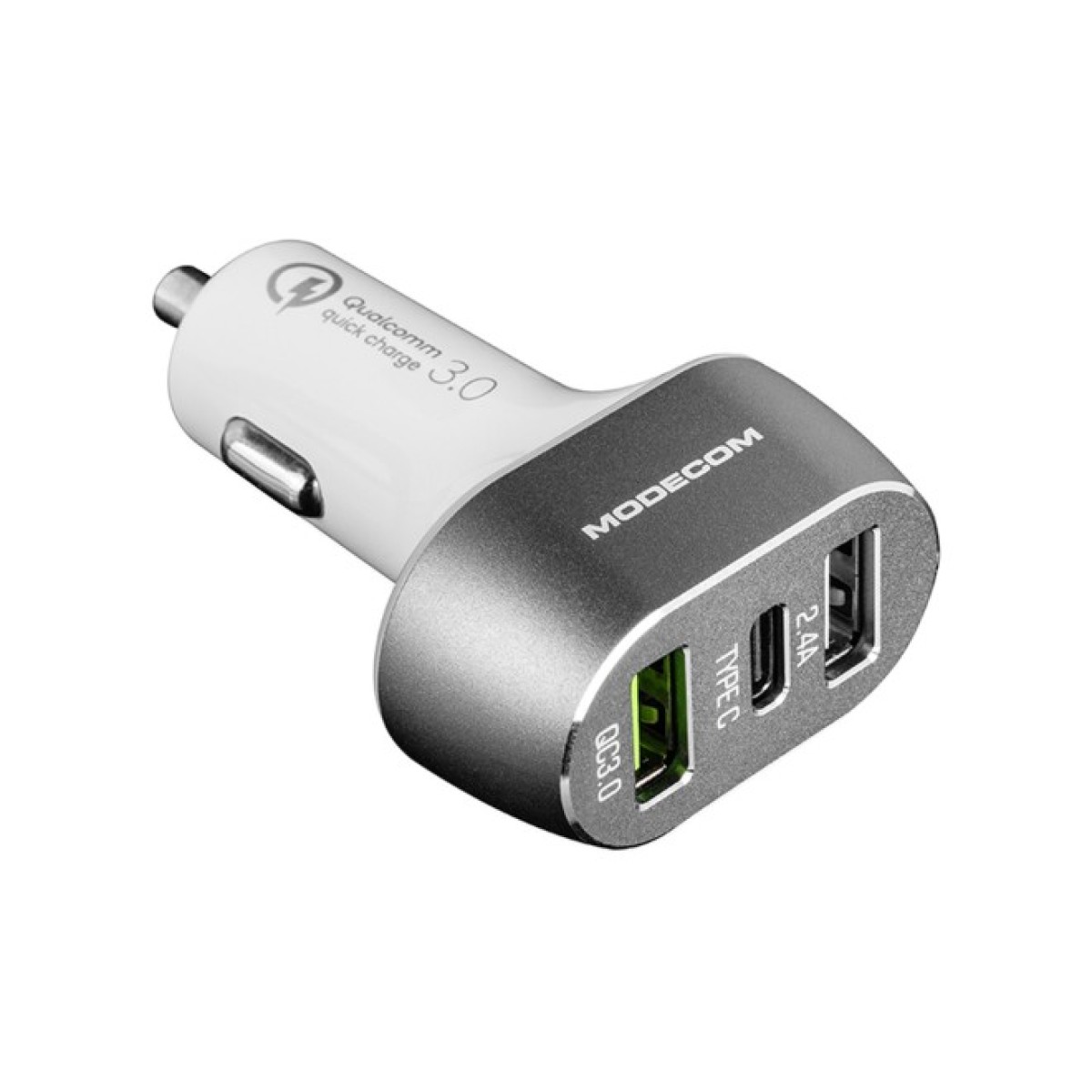 Зарядний пристрій Modecom 3xUSB 2.4A QC3.0+USB+Type C Port CU2C1-07 (ZT-MC-CU2C1-07) 98_98.jpg - фото 1