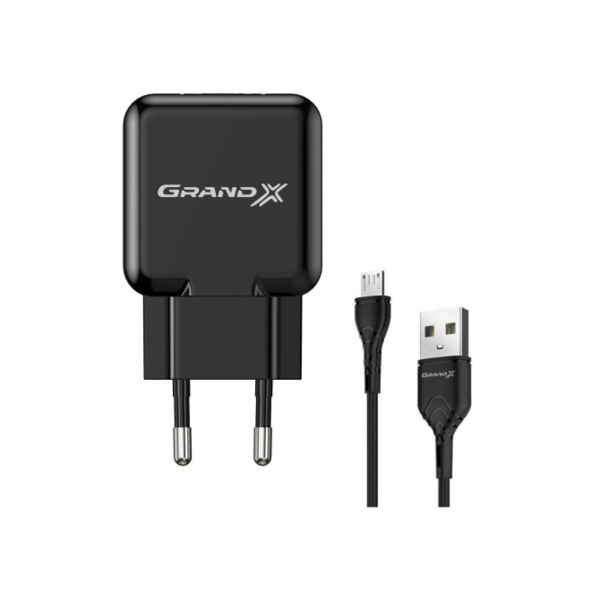 Зарядний пристрій Grand-X CH-03UMB (5V/2,1A + DC cable Micro USB) Black (CH-03UMB) 256_256.jpg