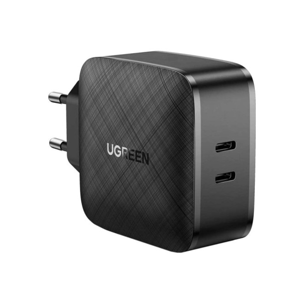 Зарядний пристрій Ugreen CD216 66W 2xType-C PD Charger (Black) (70867) 256_256.jpg