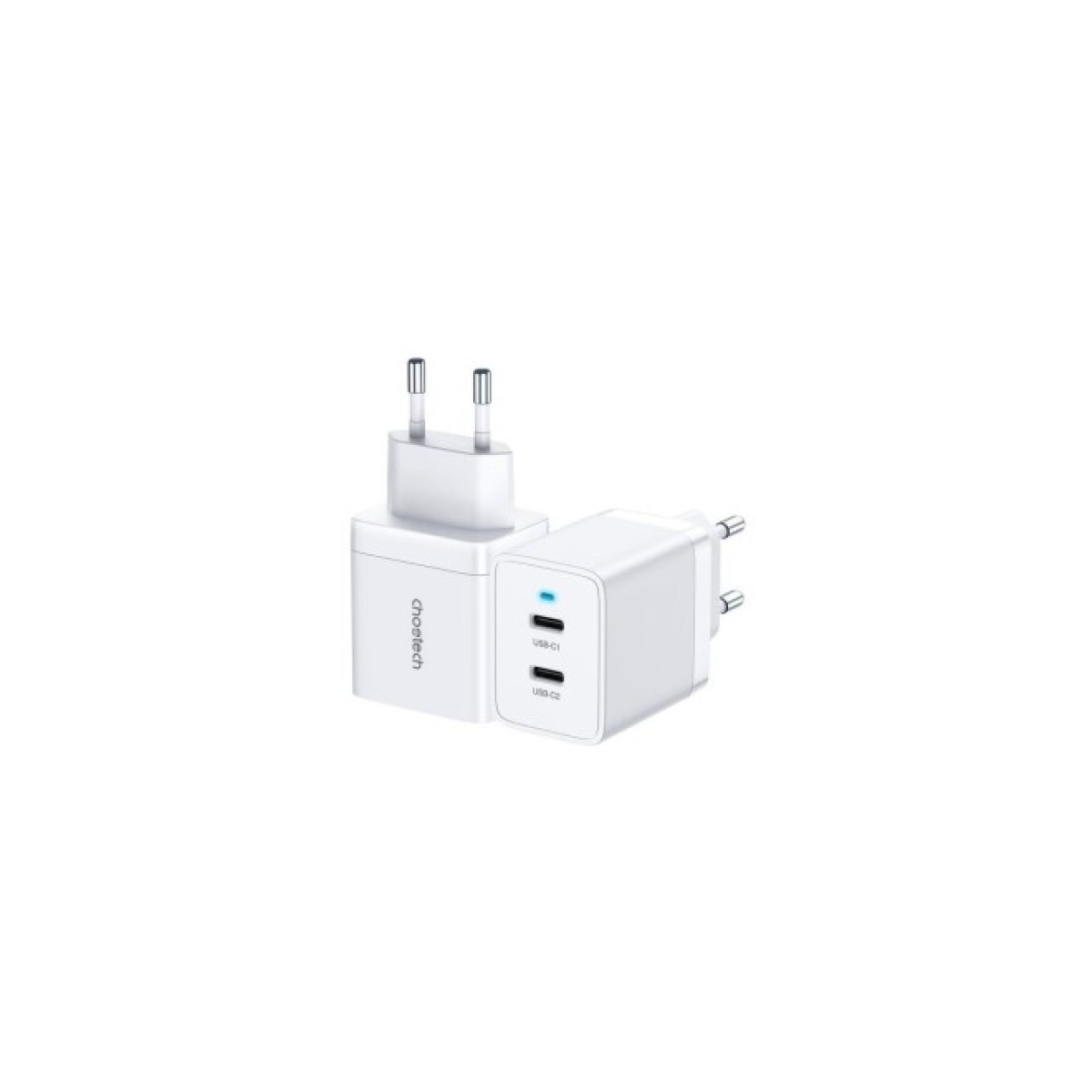 Зарядний пристрій Choetech 2xUSB-C 40W PD/QC/PPS (Q5006-EU-WH) 98_98.jpg - фото 8