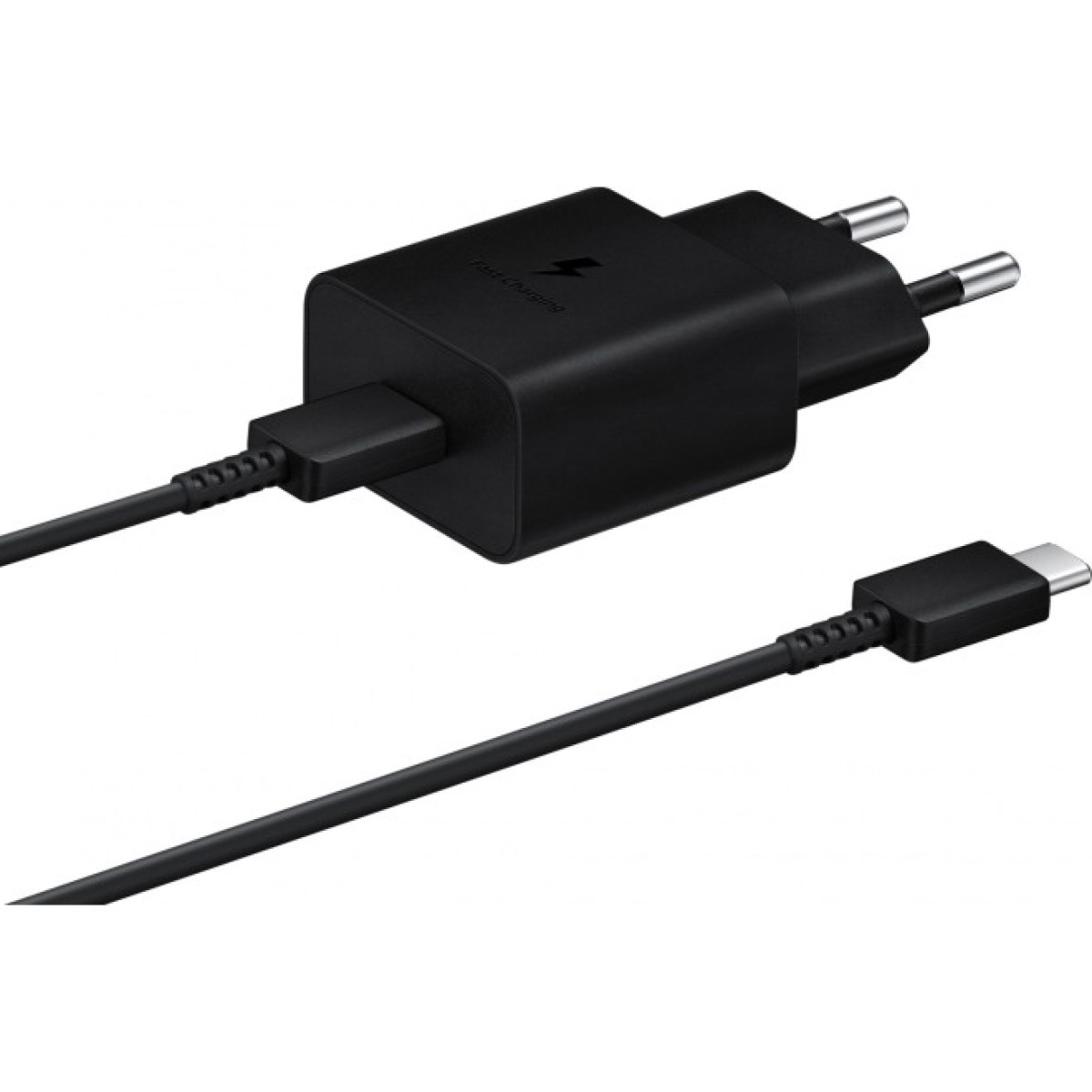 Зарядное устройство Samsung 15W Power Adapter (w C to C Cable) Black (EP-T1510XBEGRU) 98_98.jpg - фото 2