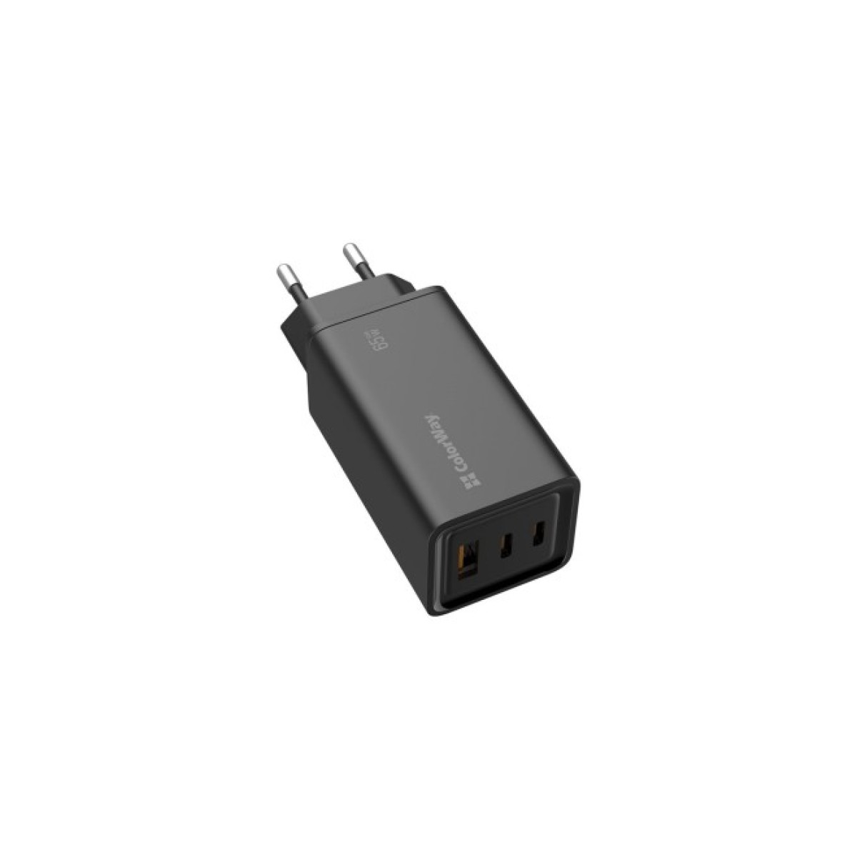 Зарядний пристрій ColorWay GaN3 Pro Power Delivery (USB-A + 2 USB TYPE-C) (65W) (CW-CHS039PD-BK) 98_98.jpg - фото 6