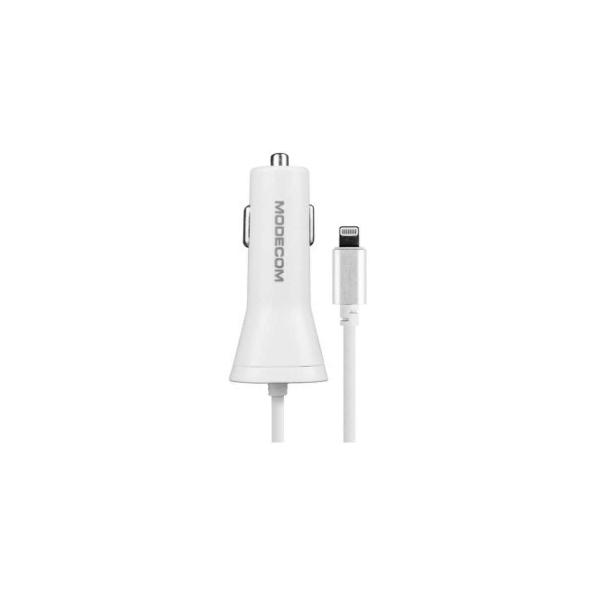 Зарядное устройство Modecom 1xUSB 2.4A + cable Lightning Royal KULL-03 white (ZT-MC-KULL-03) 98_98.jpg - фото 6
