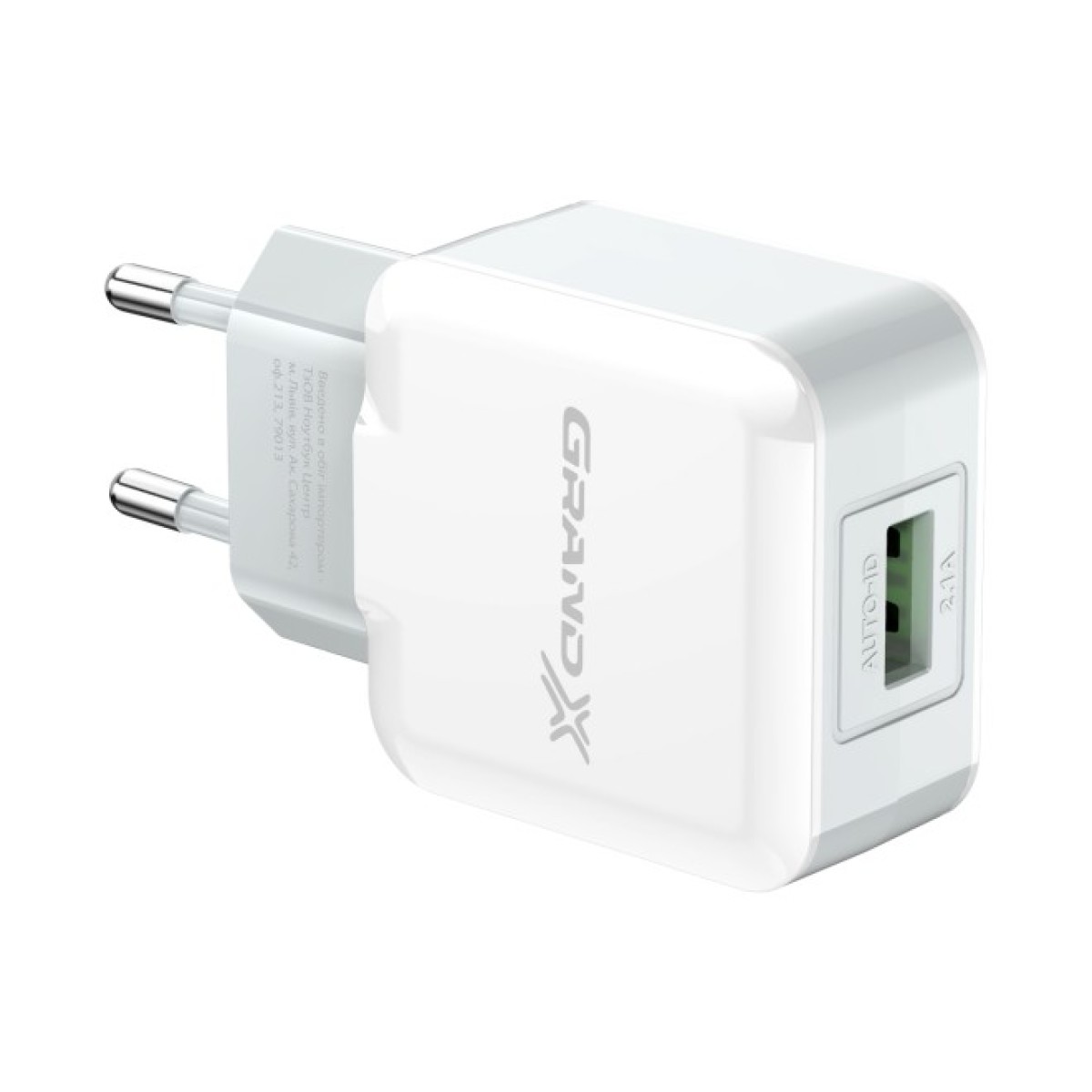 Зарядний пристрій Grand-X USB 5V 2,1A White + cable USB -> micro USB, Cu (CH-03UMW) 98_98.jpg - фото 3