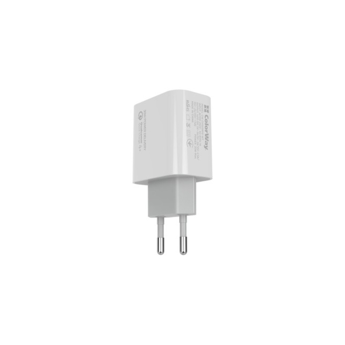 Зарядний пристрій ColorWay PD Port PPS USB Type-C (30W) white (CW-CHS038PD-WT) 98_98.jpg - фото 2