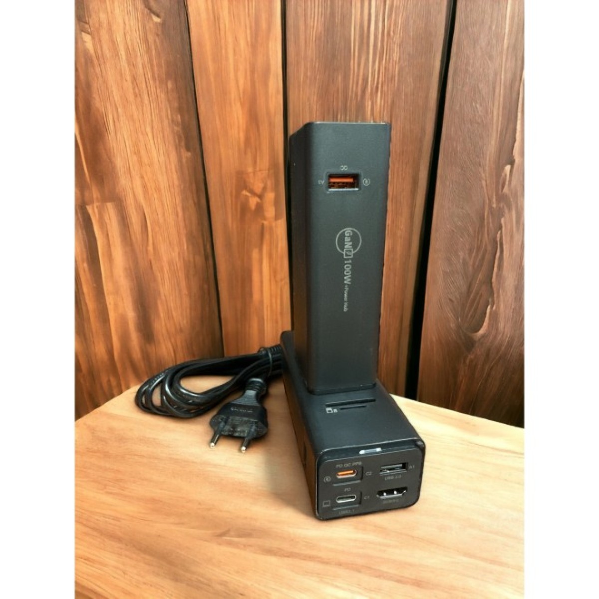 Зарядное устройство XoKo Power Hub QC-700 7 в 1 GAN 100W, PD, QC, USDB 3.1, HDMI, micro SD reader (CD00608) (XK-QC-700) 98_98.jpg - фото 3