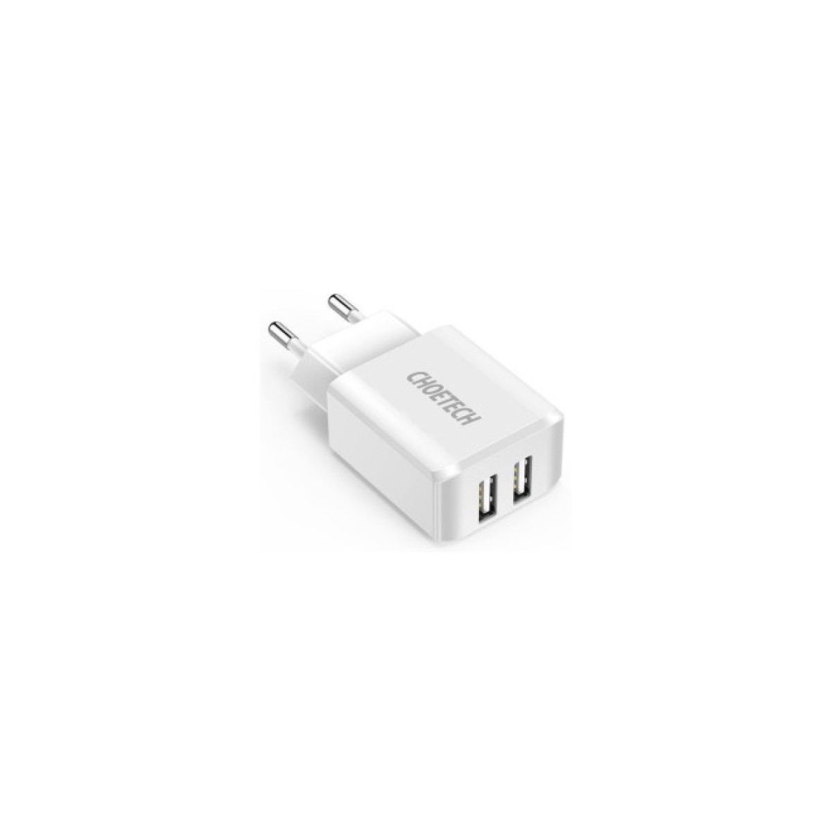 Зарядное устройство Choetech 2xUSB 5V/2A (C0030EU-WH) 98_98.jpg - фото 1