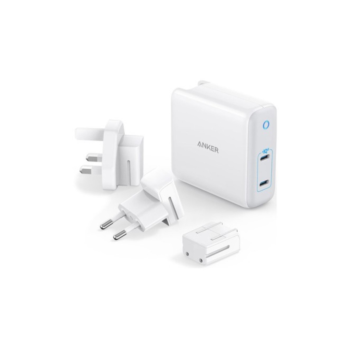 Зарядний пристрій Anker PowerPort Atom III Duo - 60W 2xUSB-С (White) (A2629H21) 256_256.jpg