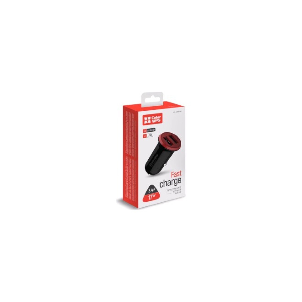 Зарядний пристрій ColorWay 2USB AUTO ID 3.4A (17W) red/black (CW-CHA026-BK) 256_256.jpg