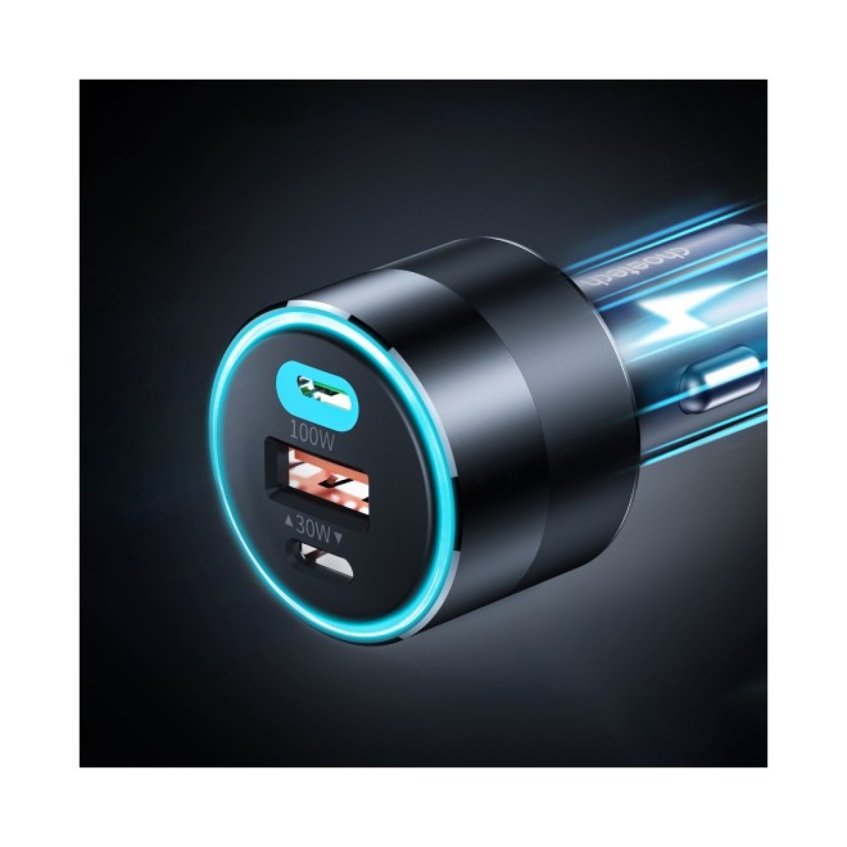 Зарядное устройство Choetech car 2хUSB-C+USB-A 130W QC3.0/PD/PPS black (TC0011-BK) 98_98.jpg - фото 6