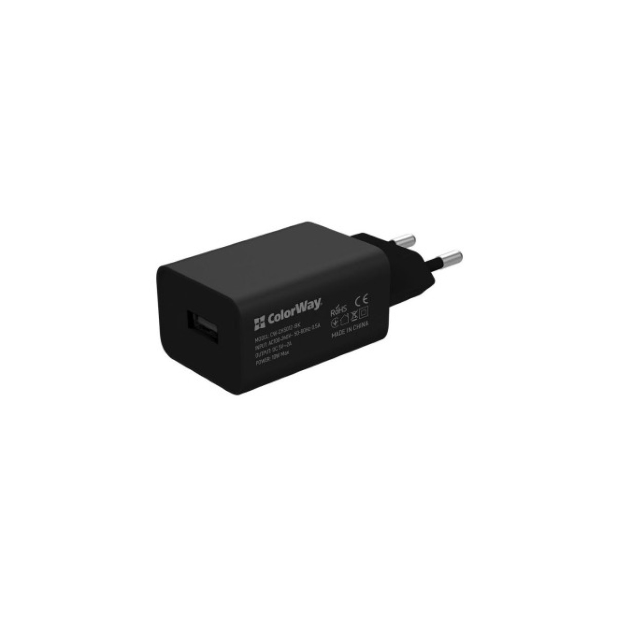 Зарядний пристрій ColorWay 1USB AUTO ID 2A (10W) black + cable micro USB (CW-CHS012CM-BK) 256_256.jpg