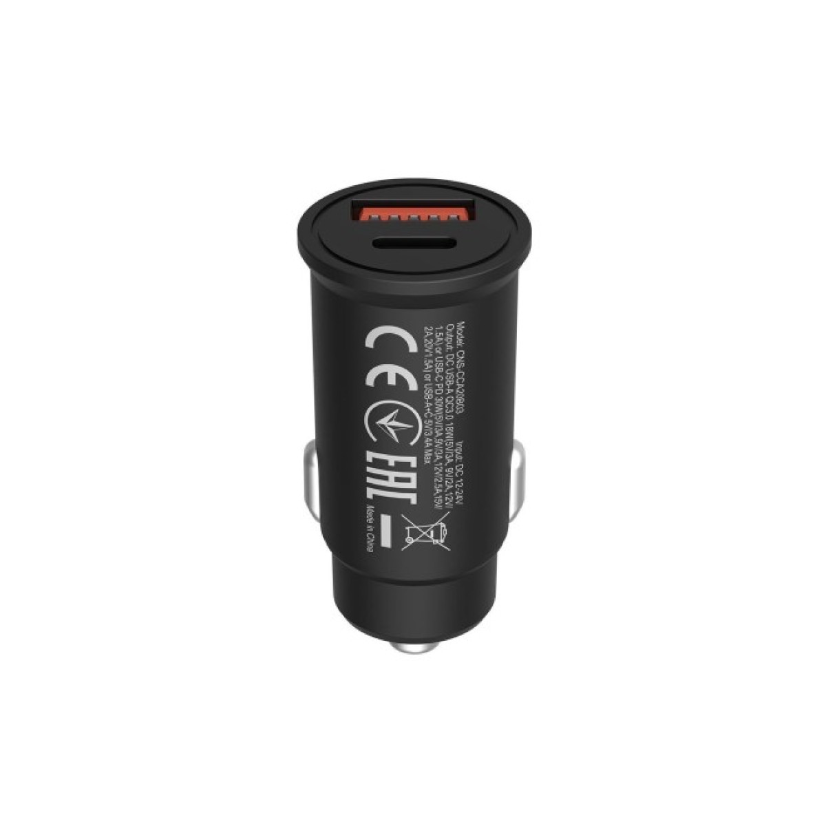 Зарядное устройство Canyon PD 30W/QC3.0 18W Pocket size car charger (CNS-CCA20B03) 98_98.jpg - фото 2