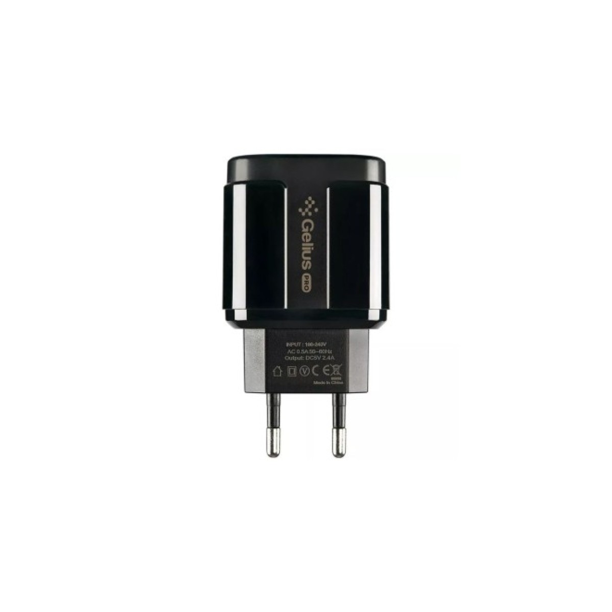 Зарядний пристрій Gelius Pro Avangard GP-HC06 2USB 2.4A + Cable iPhone X Black (00000075587) 98_98.jpg - фото 2