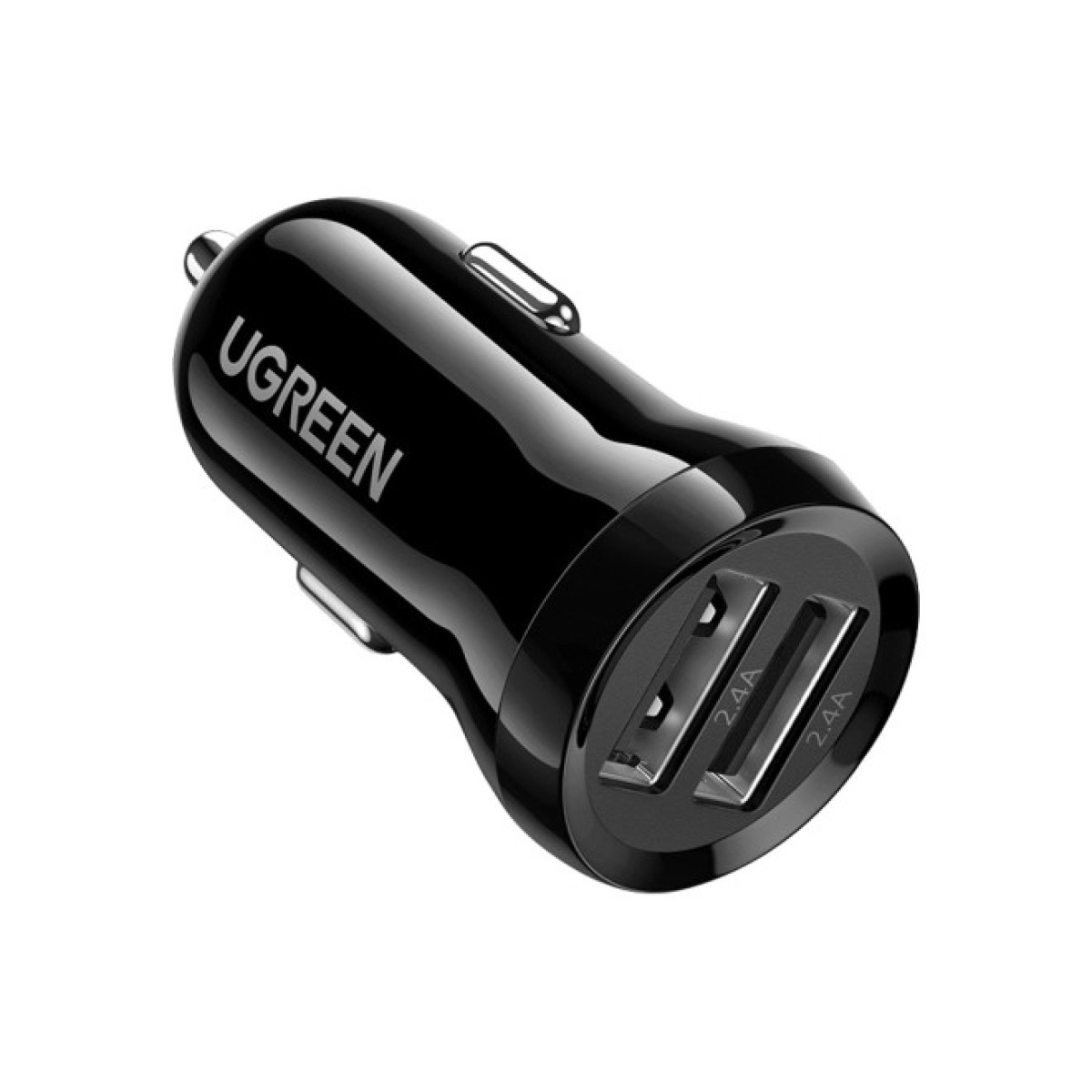 Зарядное устройство Ugreen ED018 24W 2xUSB Car Charger (Black) (50875) 256_256.jpg